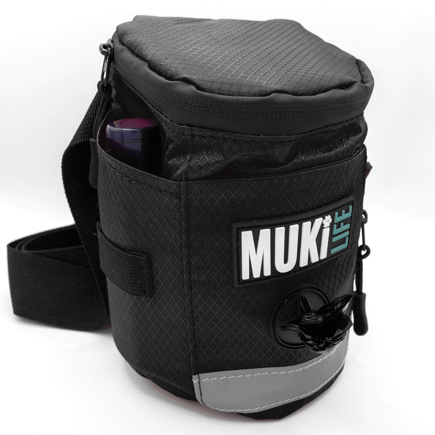MUKi Trek Pouch - Portable Dog Bin - Black