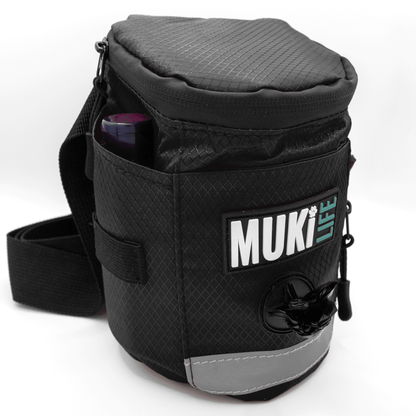 MUKi Trek Pouch - Portable Dog Bin - Black