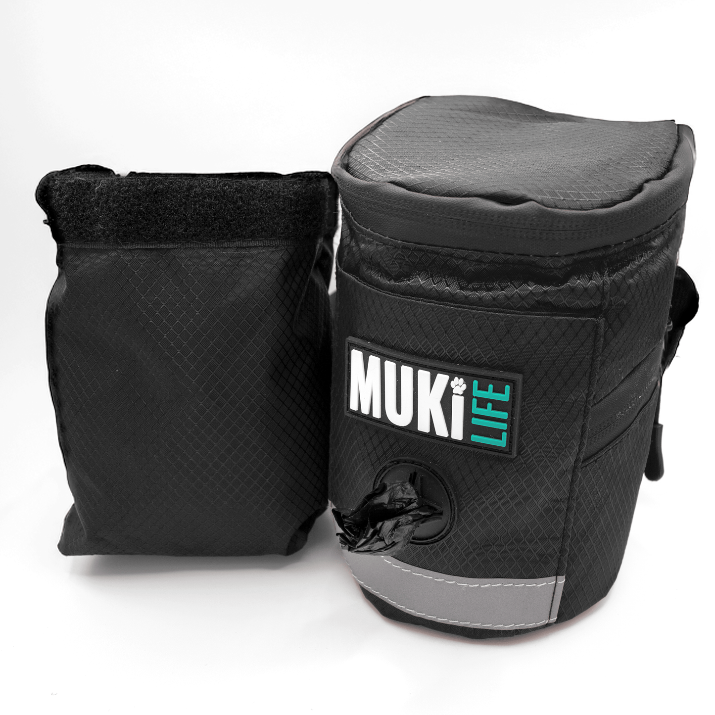 MUKi Trek Pouch - Portable Dog Bin - Black